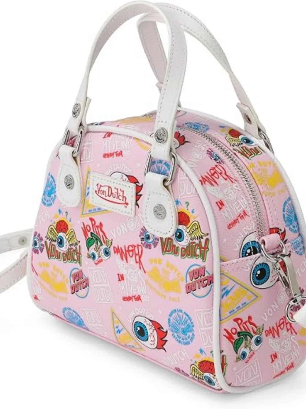 Von Dutch Jax Bowling Bag Purse